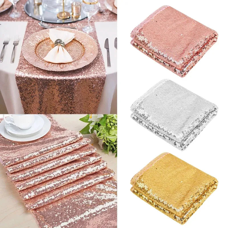 Sequin Table Runners Glitter  