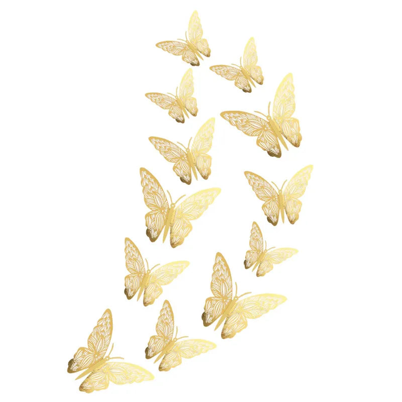 12PCS Butterfly Cake Decor  