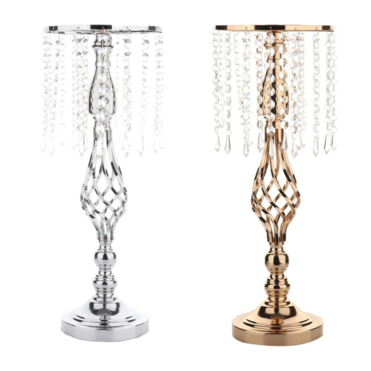 Versatile Candles Holder, Candlesticks with crystal detail  