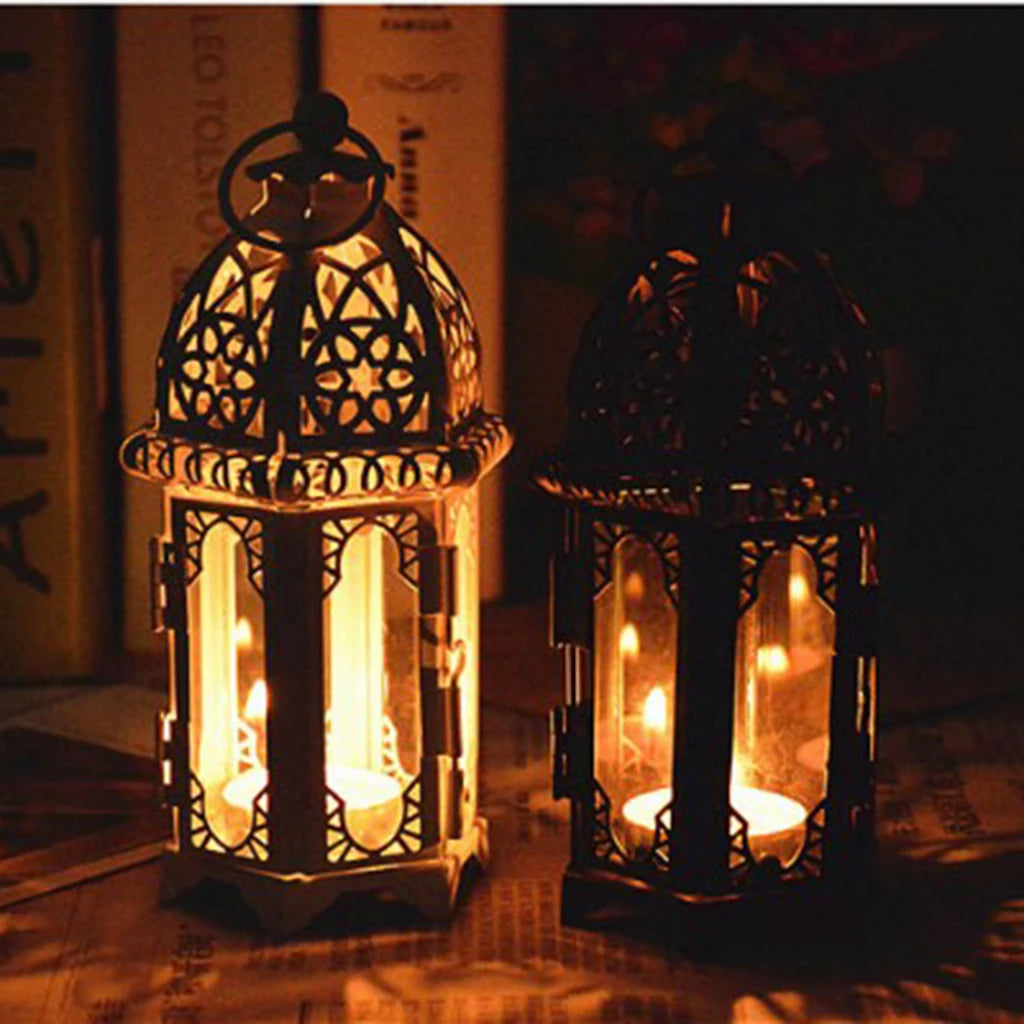 Vintage Moroccan Style Candle Lantern Tea light Candle Holder  