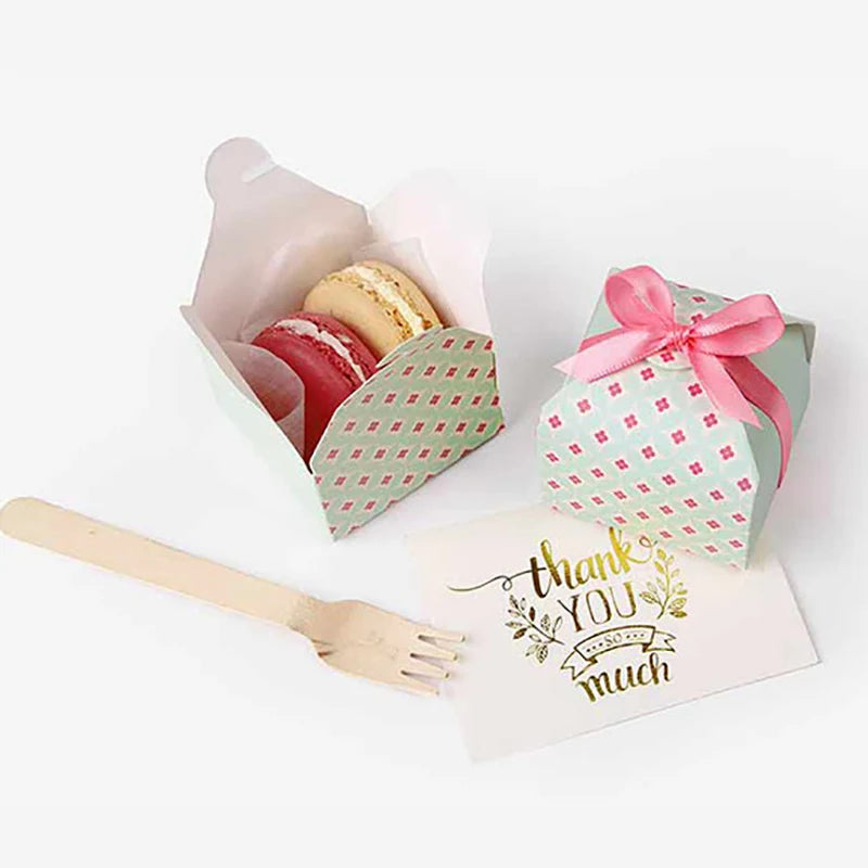 Wedding Favor Boxes For Candy Cake Chocolate Bag Bonbonniere Gift Box  