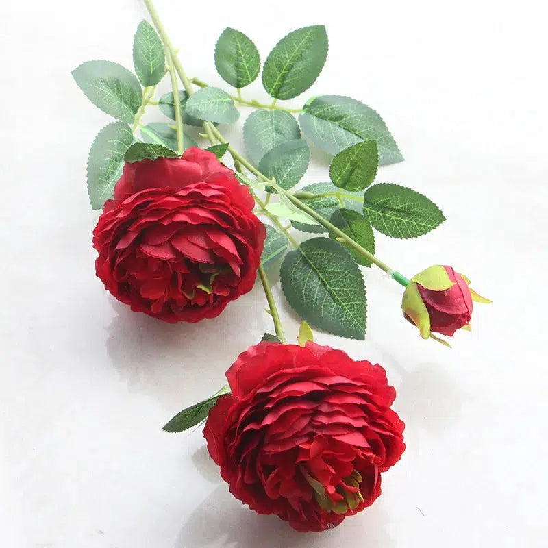 beautiful rose peony artificial silk flowers small  