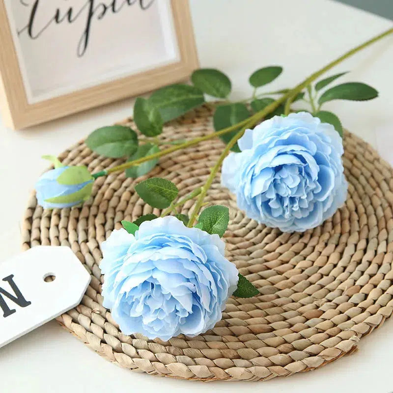 beautiful rose peony artificial silk flowers small  