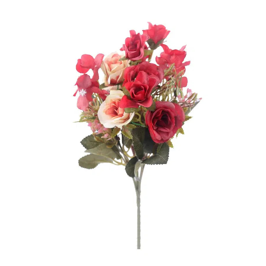 roses artificial flowers high quality bouquet hydrangea gypsophila  