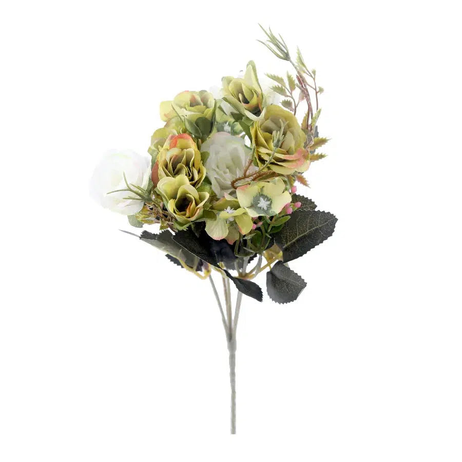 roses artificial flowers high quality bouquet hydrangea gypsophila  